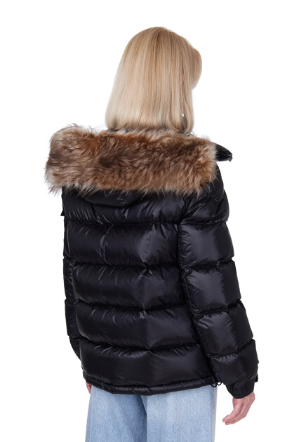 Пуховик MONCLER  - Полиамид - цвет черный