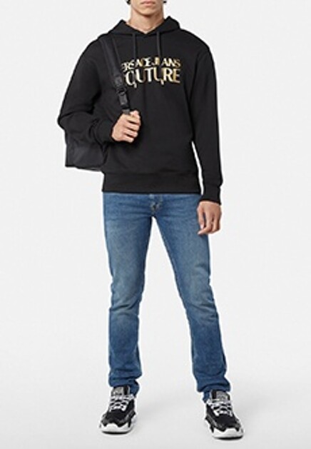 Толстовка с логотипом  VERSACE JEANS COUTURE