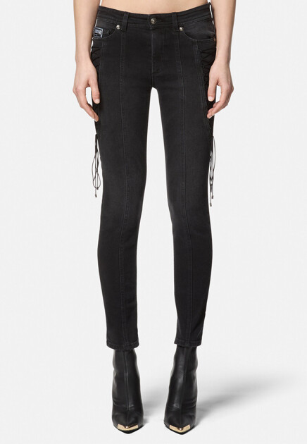 Джинсы VERSACE JEANS COUTURE  - Хлопок - цвет черный
