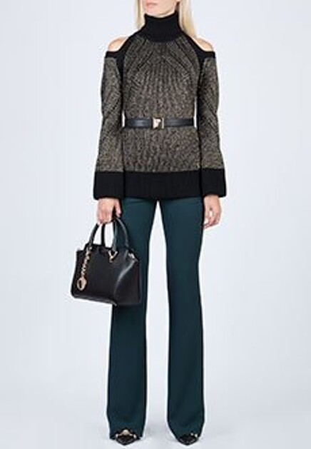 Черный джемпер VERSACE COLLECTION