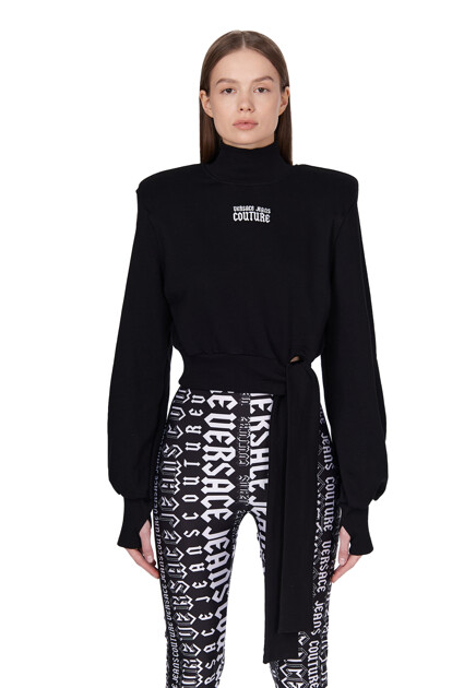 Свитер VERSACE JEANS COUTURE  - Хлопок - цвет черный