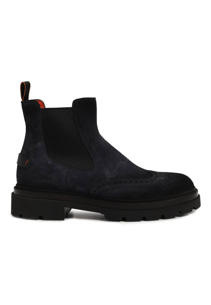 Замшевые челси  SANTONI