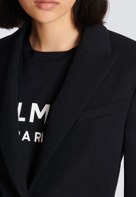 Однобортный пиджак из шерсти BALMAIN