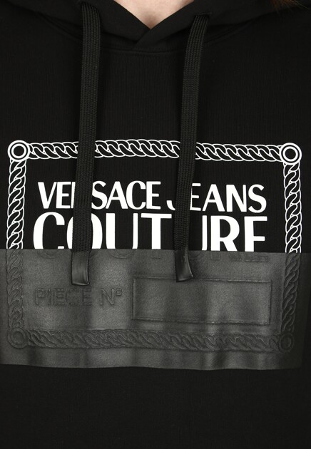 Худи VERSACE JEANS COUTURE  - Хлопок - цвет черный