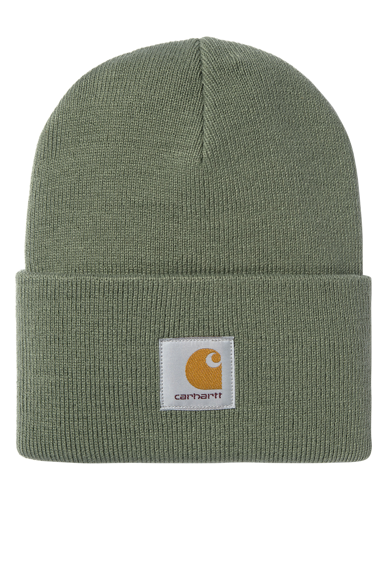 Фисташковая шапка-бини с отворотом CARHARTT WIP