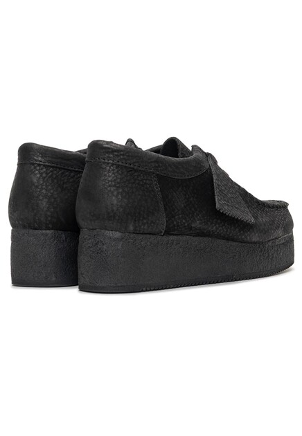 Полуботинки CLARKS ORIGINALS  - Нубук - цвет черный