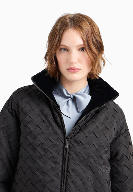 Куртка EMPORIO ARMANI  - Полиэстер - цвет черный