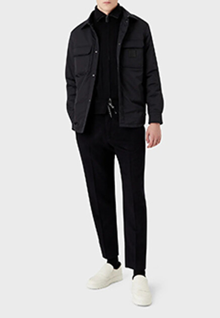 Ветровка рубашечного кроя  EMPORIO ARMANI