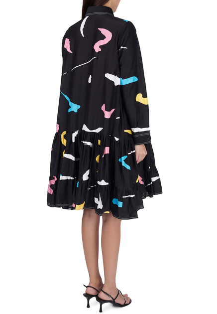 Платье LOVEBIRDS  - Хлопок - цвет черный