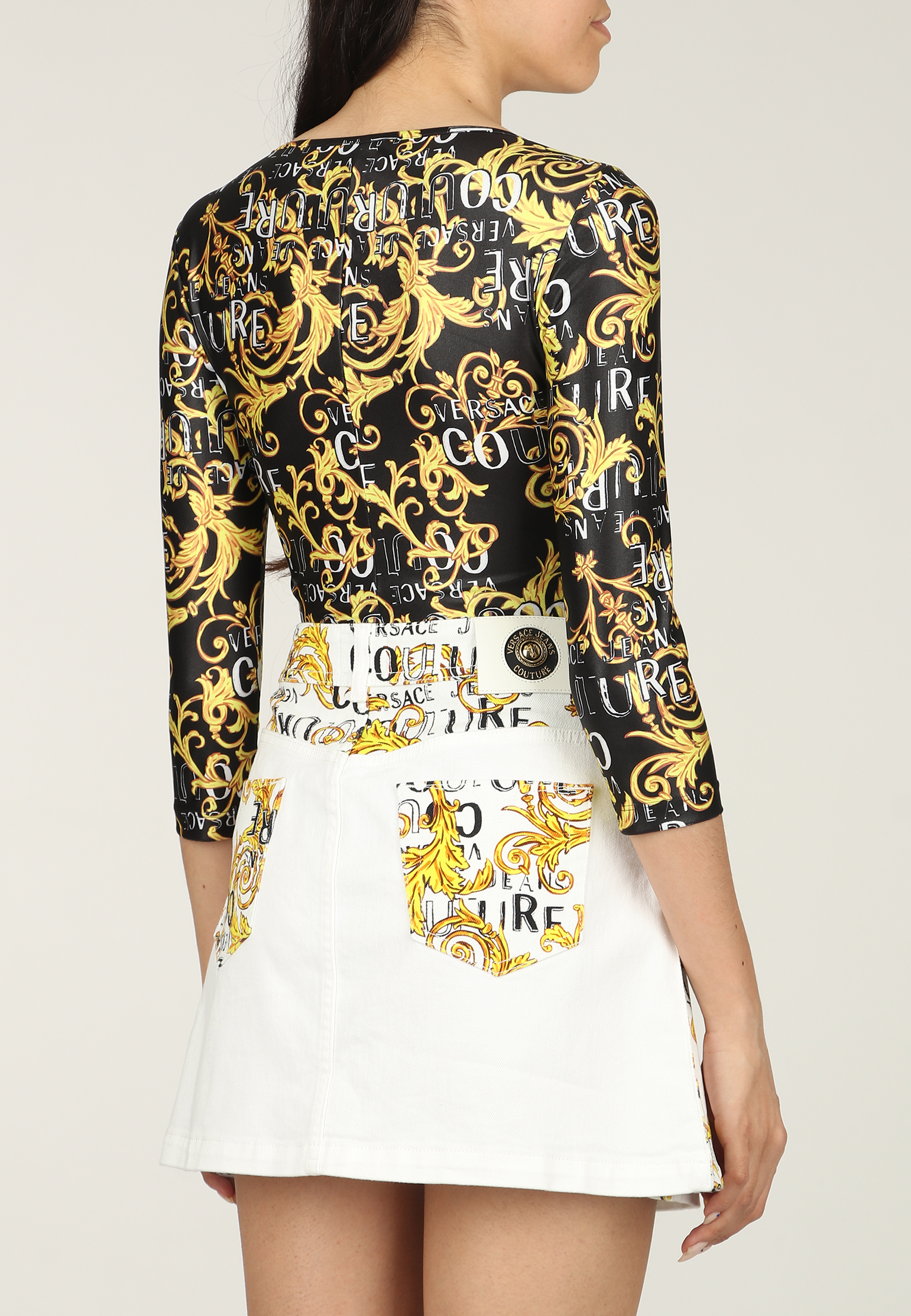 Боди VERSACE JEANS COUTURE  - Полиэстер - цвет разноцветный