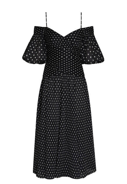 Платье с открытыми плечами  ZIMMERMANN