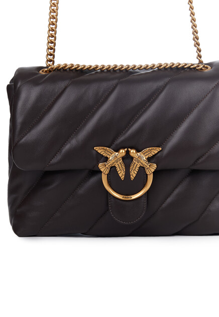 Сумка Big Love Bag Puff из мягкой кожи наппа  PINKO
