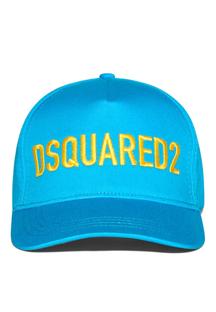 Голубая бейсболка с логотипом DSQUARED2 - ИТАЛИЯ