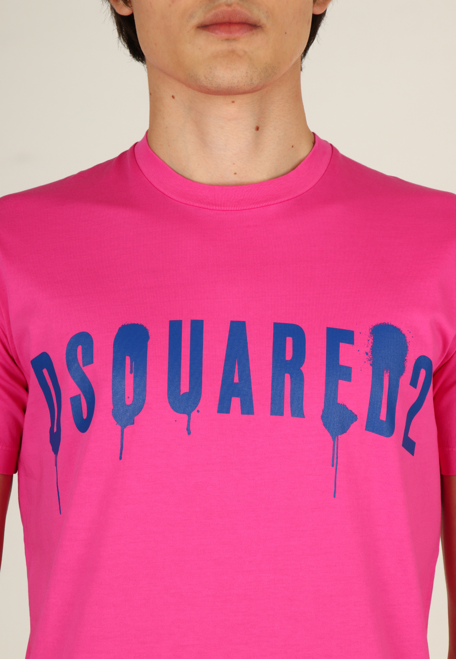 Футболка DSQUARED2  - Хлопок - цвет розовый