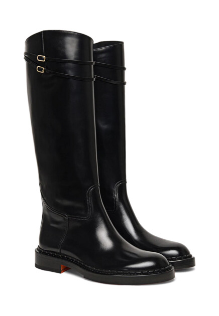 Кожаные сапоги SANTONI