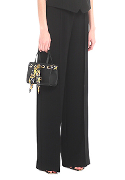 Черная сумка с декоративным платком  VERSACE JEANS COUTURE