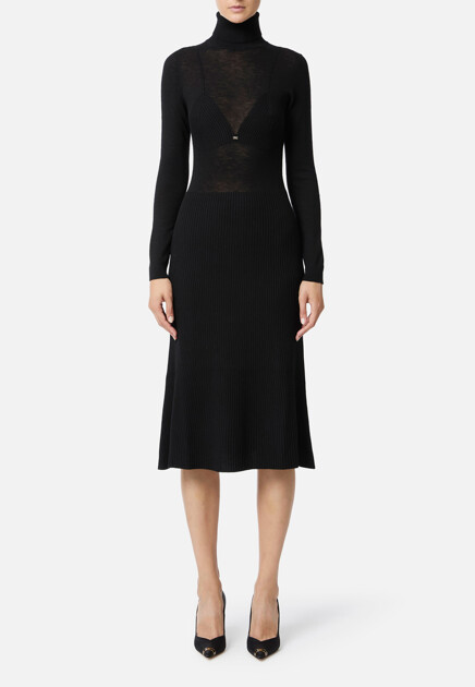 Трикотажное платье ELISABETTA FRANCHI - ИТАЛИЯ