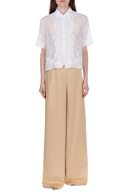 Рубашка ERMANNO SCERVINO  - Хлопок, Шелк