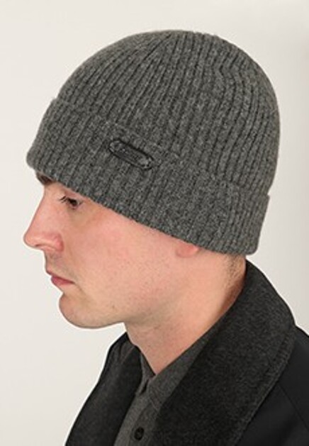 Шапка с отворотом из кашемира BRIONI
