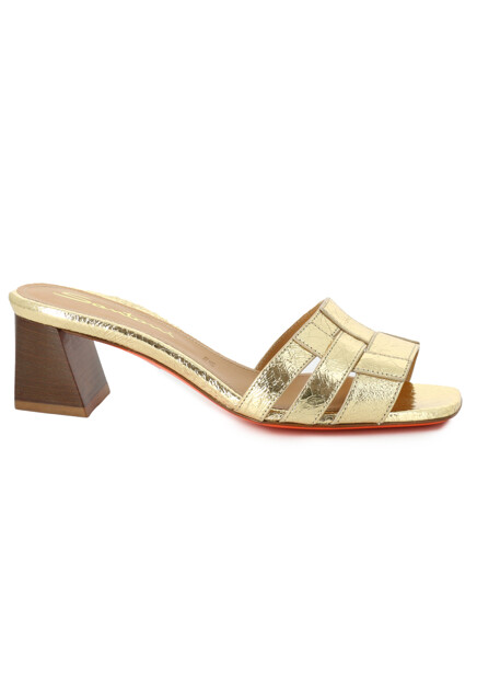 Кожаные мюли SANTONI - ИТАЛИЯ