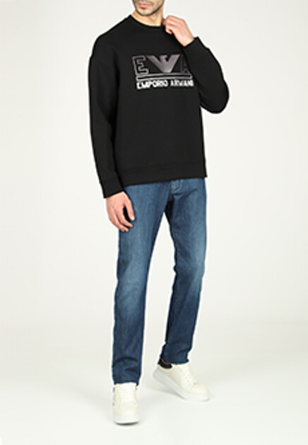 Свитшот с логотипом  EMPORIO ARMANI