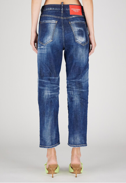 Укороченные джинсы DSQUARED2 - ИТАЛИЯ