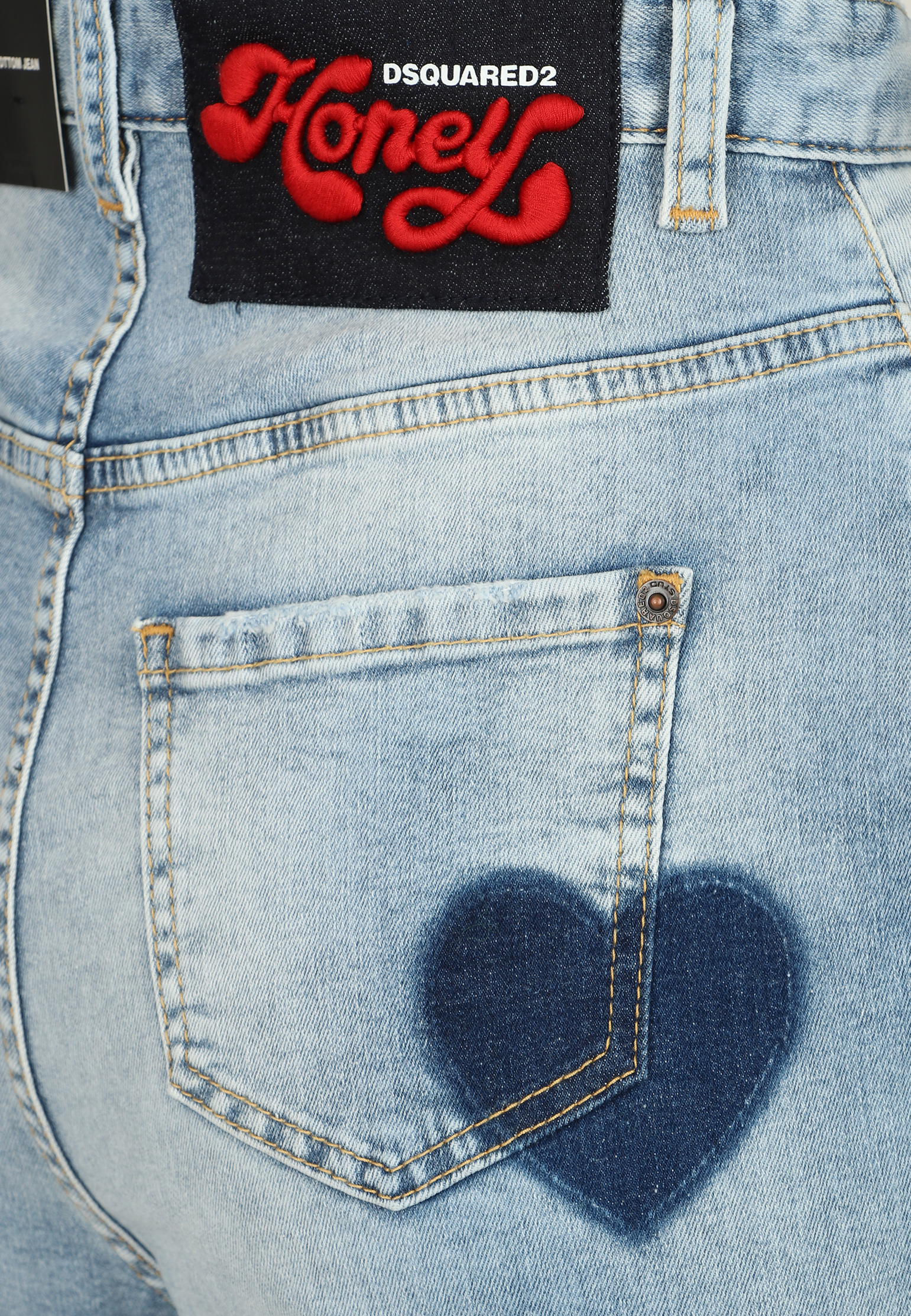 Джинсы прямого кроя  DSQUARED2 - ИТАЛИЯ