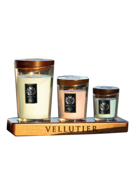 Деревянная подставка для трех свечей VELLUTIER