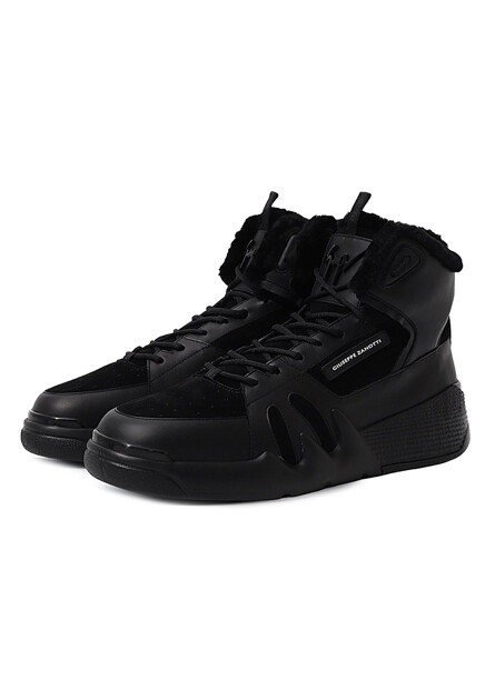 Высокие кеды на меху GIUSEPPE ZANOTTI - ИТАЛИЯ
