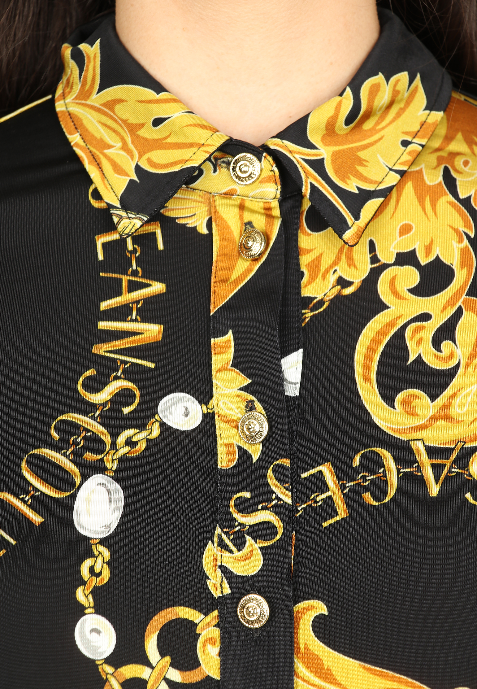 Рубашка VERSACE JEANS COUTURE  - Вискоза - цвет разноцветный