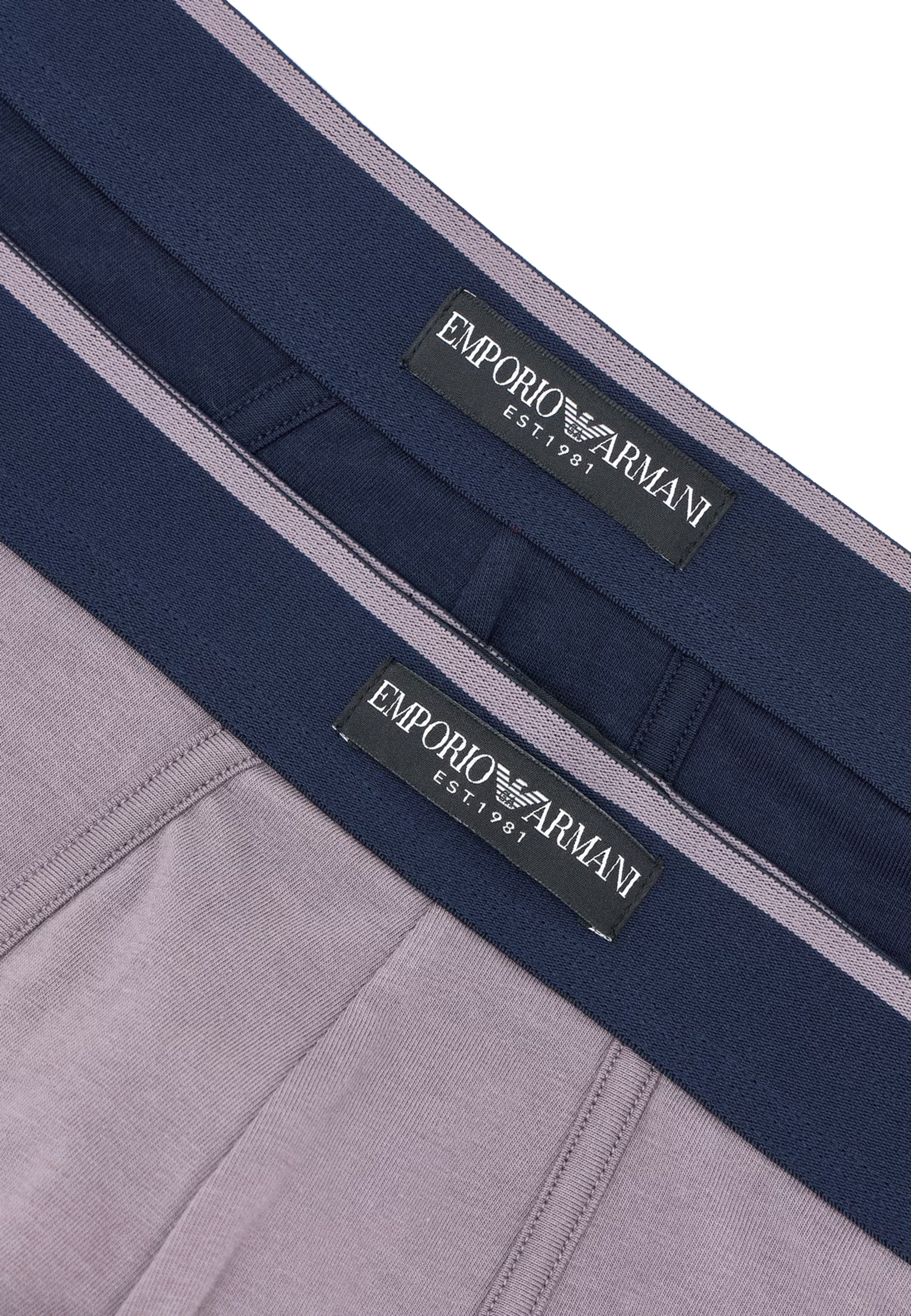 Комплект боксеров EMPORIO ARMANI Underwear  - Хлопок - цвет синий