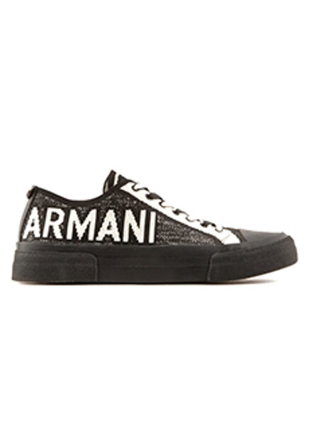Кеды с логотипом EMPORIO ARMANI