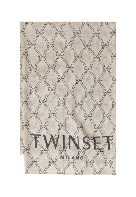 Бежевый палантин TWINSET Milano