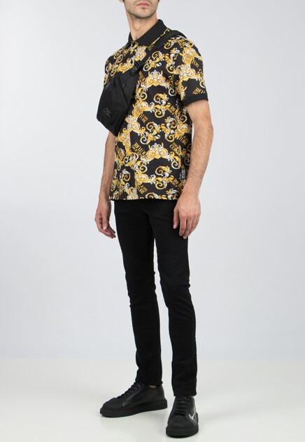 Поло VERSACE JEANS COUTURE  - Хлопок - цвет разноцветный