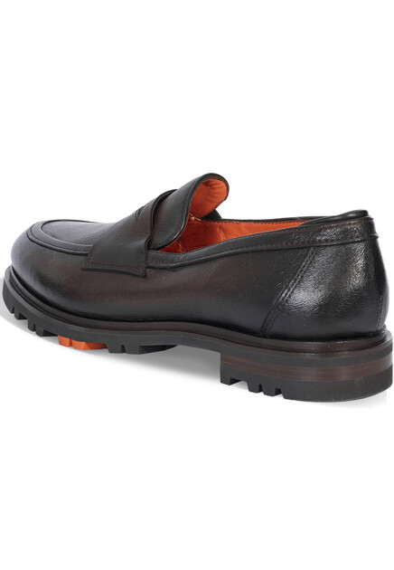 Лоферы SANTONI  - Кожа