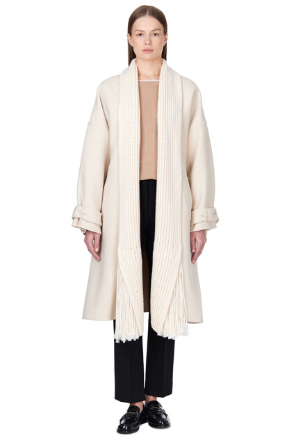 Однобортное пальто ERMANNO SCERVINO - ИТАЛИЯ