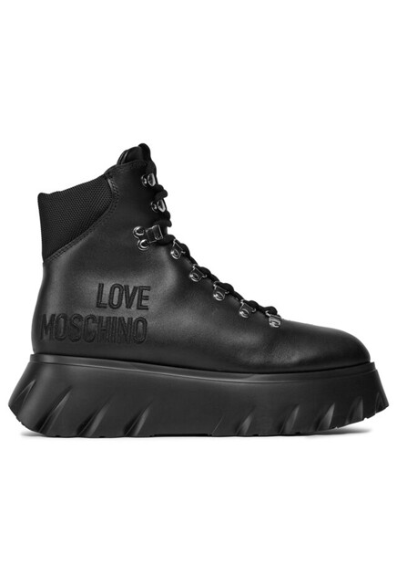 Полусапоги MOSCHINO Love  - Кожа - цвет черный