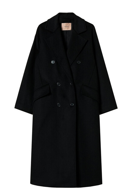 Двубортное пальто TWINSET Milano