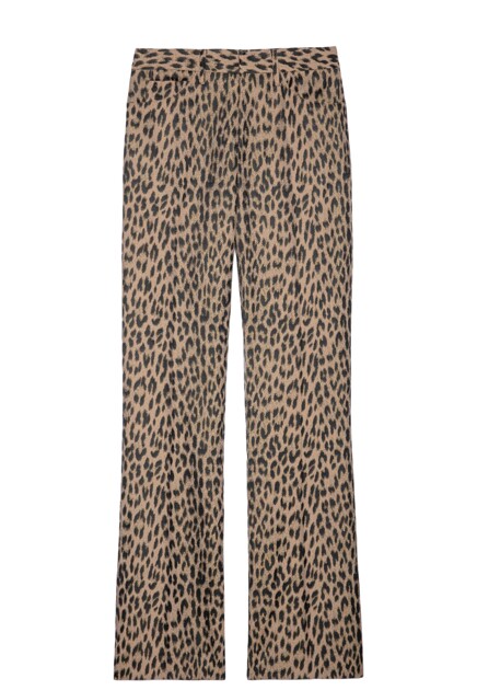 Леопардовые брюки со стрелками ZADIG&VOLTAIRE
