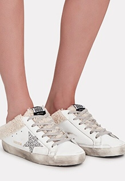 Кеды sabot с меховым подкладком GOLDEN GOOSE