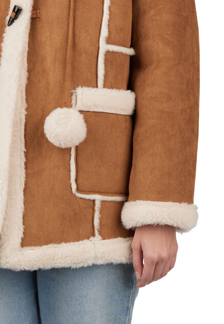Дубленка из экомеха SFILATO - ФРАНЦИЯ