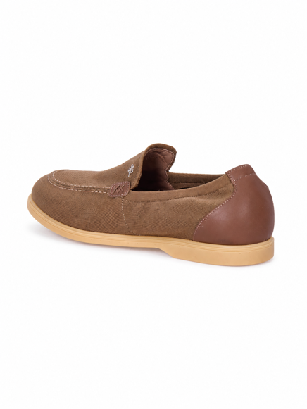 Лоферы STEFANO RICCI  - Текстиль - цвет коричневый
