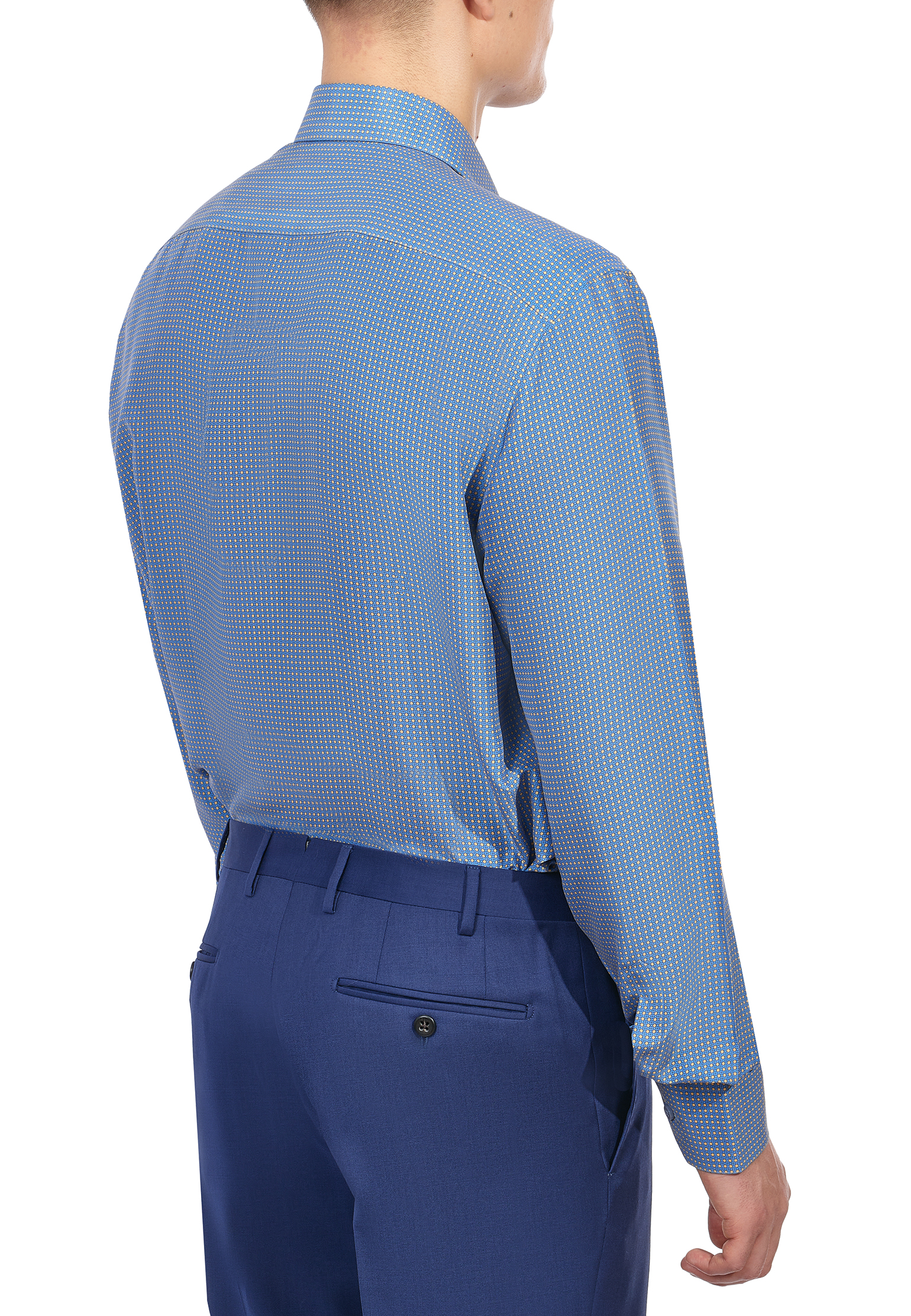 Рубашка STEFANO RICCI  39 размера - цвет синий