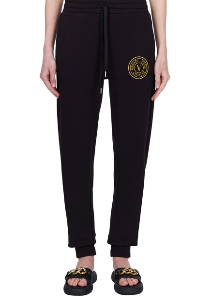 Брюки VERSACE JEANS COUTURE  - Хлопок - цвет черный