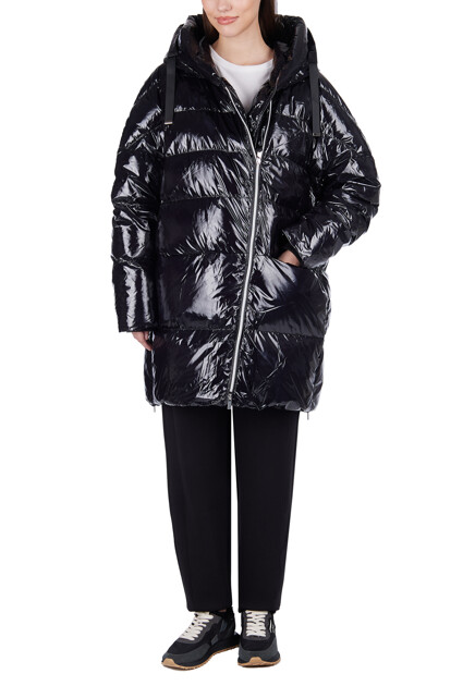 Пуховик SFILATO  - Полиэстер - цвет черный