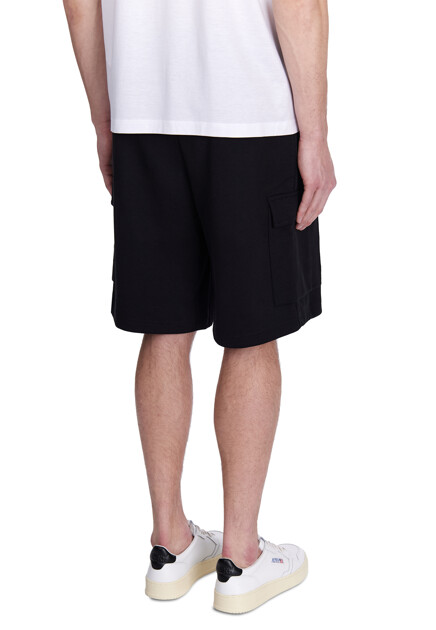 Шорты EA7  - Хлопок, Полиэстер - цвет черный
