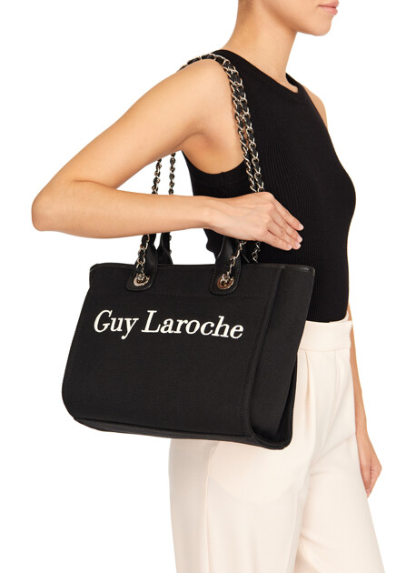 Сумка с вышитым логотипом  GUY LAROCHE