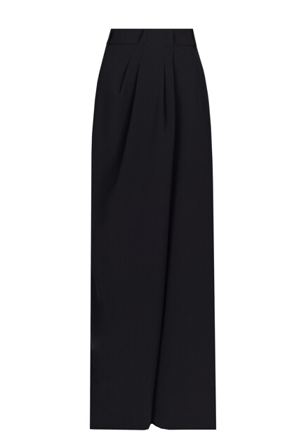 Широкие брюки с асимметричным поясом ALBERTA FERRETTI