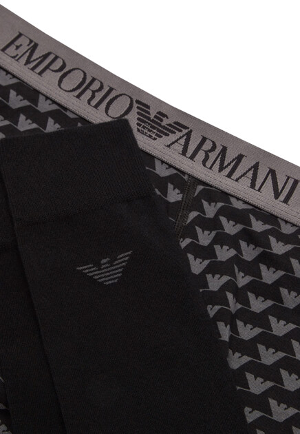 Комплект EMPORIO ARMANI Underwear  - Хлопок - цвет черный