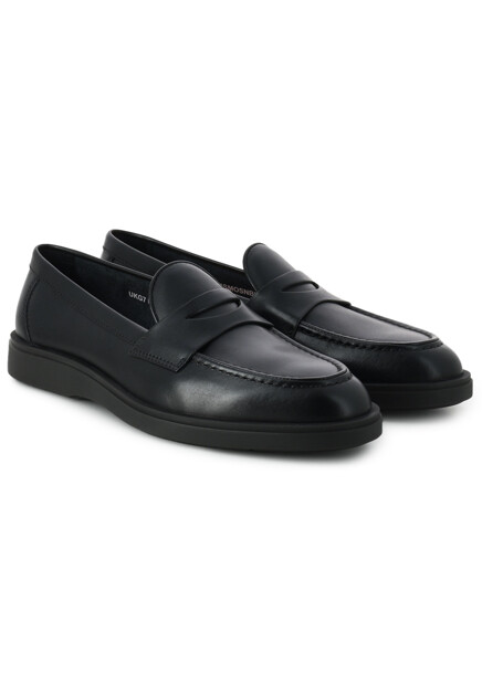 Лоферы из гладкой кожи  SANTONI - ИТАЛИЯ